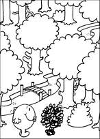 coloriage monsieur heureux joue a cache cache avec les autres monsieur